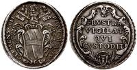 1/2 piastry 1734 (IV rok), Rzym, srebro 14.47 g,