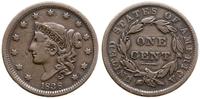 1 cent 1838, Filadelfia, typ Coronet, brąz, KM 4