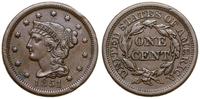 1 cent 1851, Filadelfia, typ Young Head, brąz, K