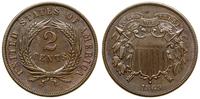 2 centy 1869, Filadelfia, typ Union Shield, mied