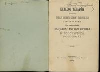 Katalog talarów zbioru Tomasza Norberta Gozdawy 