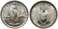 50 centavos 1945 S, San Francisco, srebro próby 
