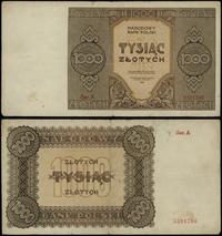 1.000 złotych 1945, seria A, numeracja 5301796, 