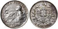 1 escudo 1910, Lizbona, moneta upamietniająca re