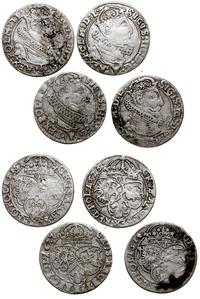Polska, zestaw: 4 x szóstak, 1624–1627