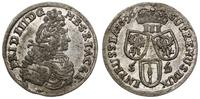 3 grosze 1696 SD, Królewiec, berło elektorskie w