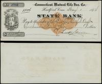Stany Zjednoczone Ameryki (USA), czek bankowy na 120 dolarów, 1.05.1872