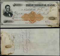 Stany Zjednoczone Ameryki (USA), czek bankowy na 10 dolarów, 19.07.1875
