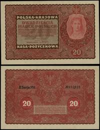 20 marek polskich 23.08.1919, seria II-FH, numer