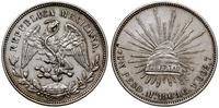 1 peso 1909 Mo GV, Meksyk, srebro próby 900, 27.