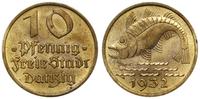 10 fenigów 1932, Berlin, Dorsz, piękne, AKS 21, 
