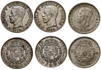 Szwecja, zestaw 3 x 2 korony, 1936, 1939, 1950