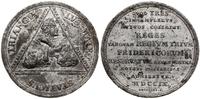 medal 1709 - wybite w epoce w cynie, autorstwa H