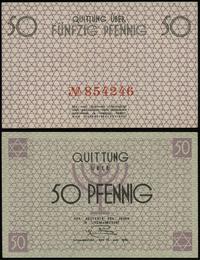 50 fenigów 15.05.1940, numeracja 854246 w kolorz