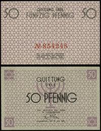 50 fenigów 15.05.1940, numeracja 854248 w kolorz