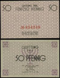 50 fenigów 15.05.1940, numeracja 854249 w kolorz