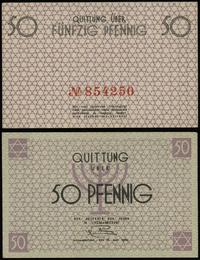 50 fenigów 15.05.1940, numeracja 854250 w kolorz