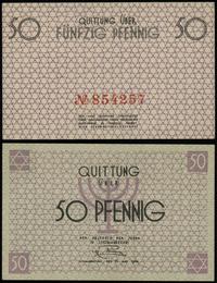 50 fenigów 15.05.1940, numeracja 854257 w kolorz
