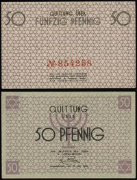 50 fenigów 15.05.1940, numeracja 854258 w kolorz