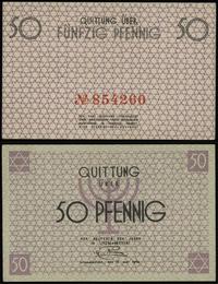 50 fenigów 15.05.1940, numeracja 854260 w kolorz