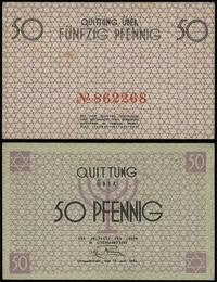 50 fenigów 15.05.1940, numeracja 862268 w kolorz