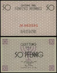 50 fenigów 15.05.1940, numeracja 862581 w kolorz