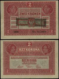 2 korony 1.03.1917, seria 1359, numeracja 612069