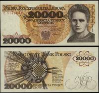 20.000 złotych 1.02.1989, seria Z, numeracja 314