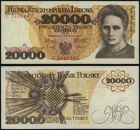 20.000 złotych 1.02.1989, seria G, numeracja 266