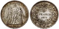5 franków 1875 A, Paryż, srebro próby "900" 24.9