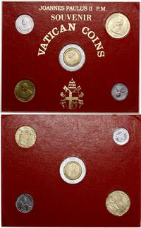 Watykan (Państwo Kościelne), zestaw 5 monet, z rocznika 1990 (XII rok pontyfikatu)
