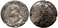 1 ecu 1590, Antwerpia, moneta w pudełku NGC 3998