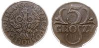 5 groszy 1934, Warszawa, rzadki rocznik, moneta 