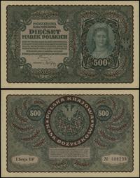 500 marek polskich 23.08.1919, seria I-BF, numer