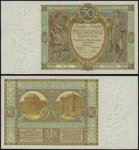 50 złotych 1.09.1929, seria DL, numeracja 703595