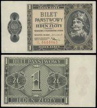 1 złoty 1.10.1938, seria IL, numeracja 8688063, 