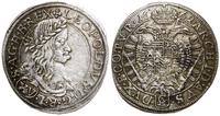 15 krajcarów 1662 CA, Wiedeń, wygięcie, charakte