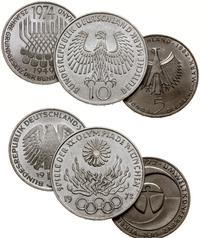 zestaw 3 monet, w skład zestawu wchodzą: 5 marek