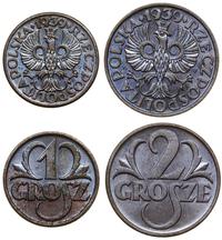 zestaw 2 monet 1939, Warszawa, w skład zestawu w