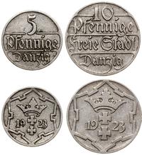 5  i 10 fenigów 1923, Berlin, razem 2 szuki, Par