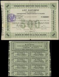 Polska, 8 % list zastawny na 500 złotych, 1.07.1928