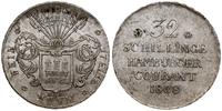 32 szylingi 1808 HSK, Hamburg, srebro, 18.25 g, 