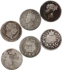 zestaw 3 monet, w skład zestawu wchodzą: 1 szyli
