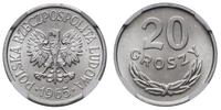 20 groszy 1965, Warszawa, aluminium, piękna mone