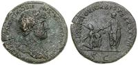 sestercja 119-121, Rzym, Aw: Popiersie cesarza w