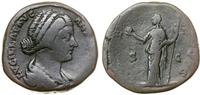 sestercja 164-166, Rzym, Aw: Popiersie cesarzowe