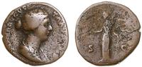 as 145-146, Rzym, Aw: Popiersie cesarzowej w pra