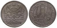 5 guldenów 1927, Berlin, moneta czyszczona, rzad