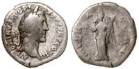 denar 143-144, Rzym, Aw: Głowa cesarza w wieńcu 