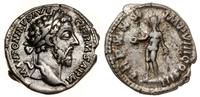denar 175-176, Rzym, Aw: Głowa cesarza w wieńcu 